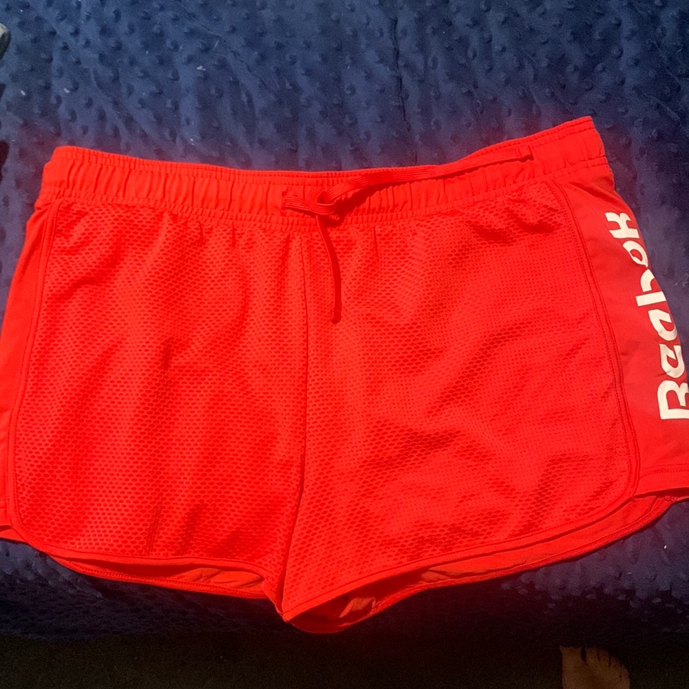 Red, XL, Reebok shorts